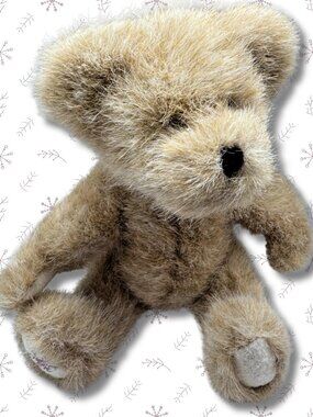 Boyds Bears 9in Posable Plush Bear Snowflake Paw Brown Teddy EUC No Tag